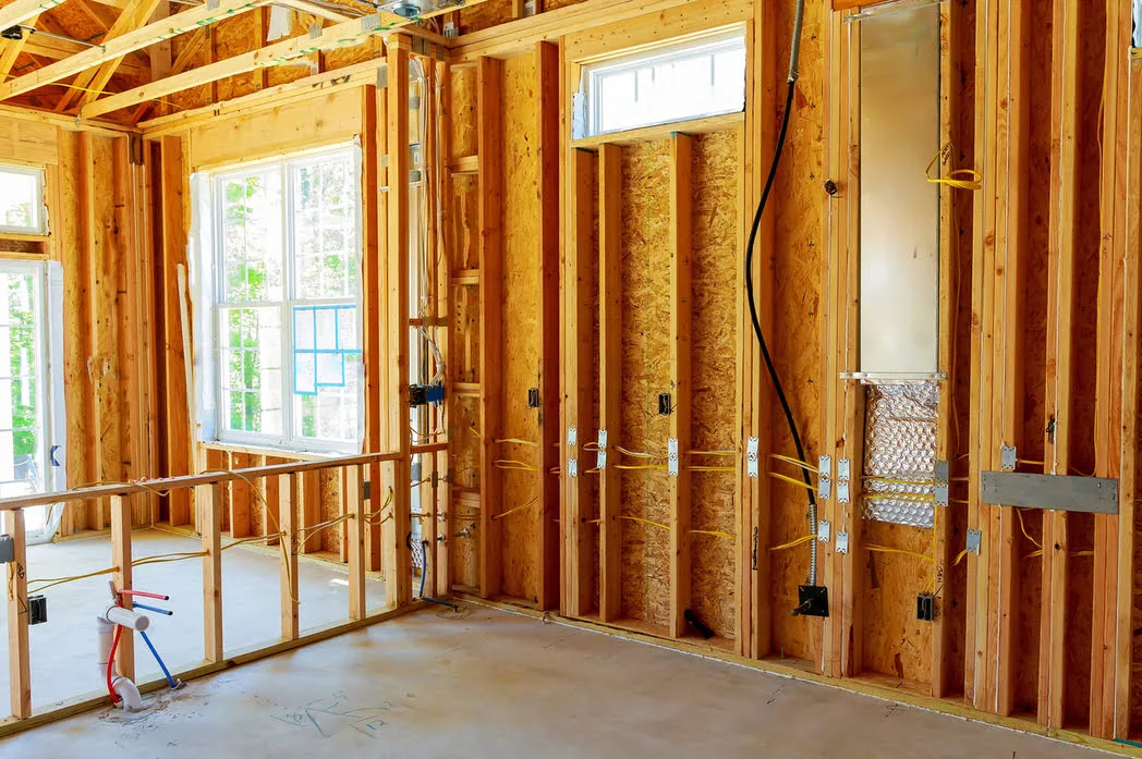 Residential home electrical wiring installation service.